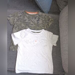 Kids Camouflage and Gray T-Shirt Set